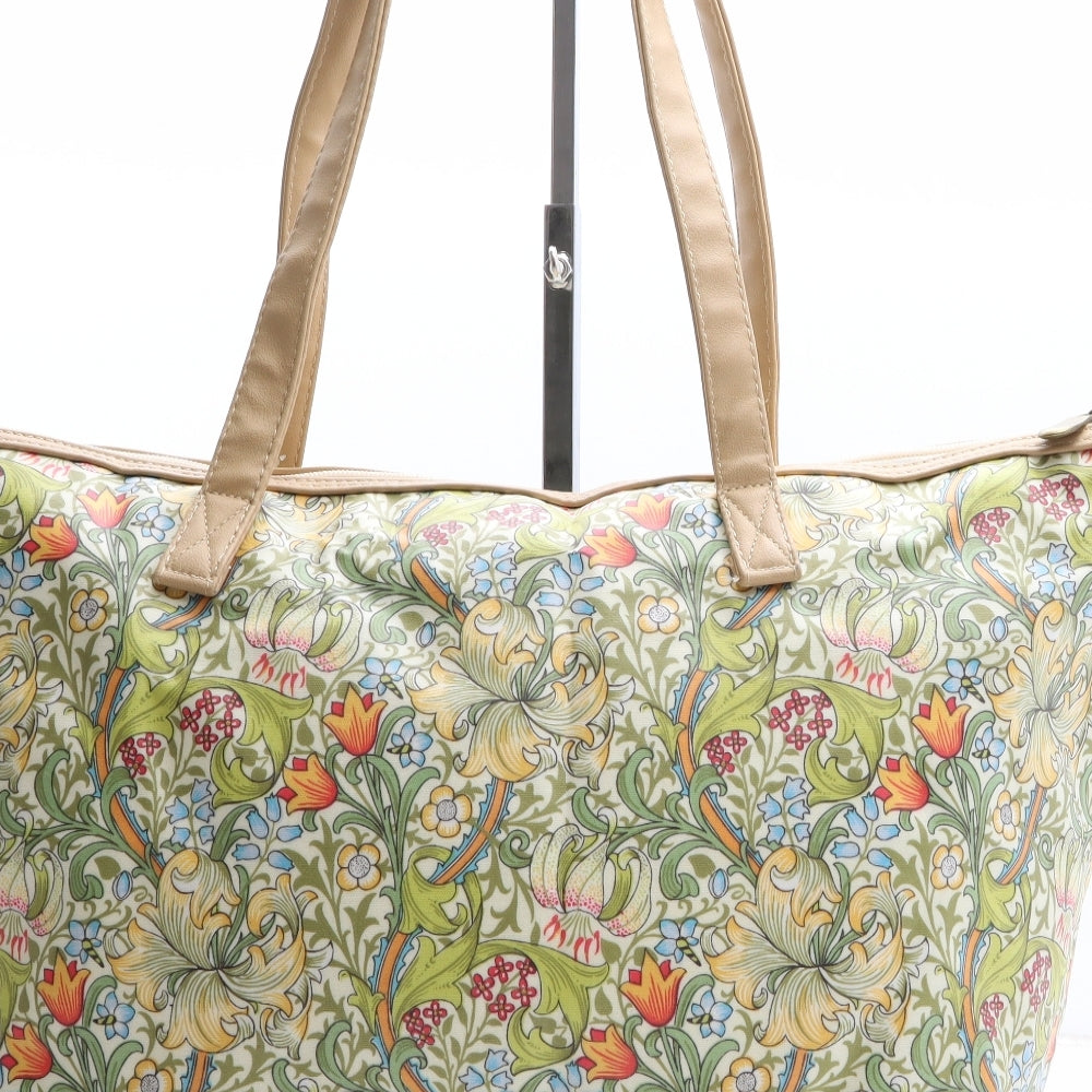 Golden Lily Womens Multicoloured Floral Canvas Shoulder Bag Size Large