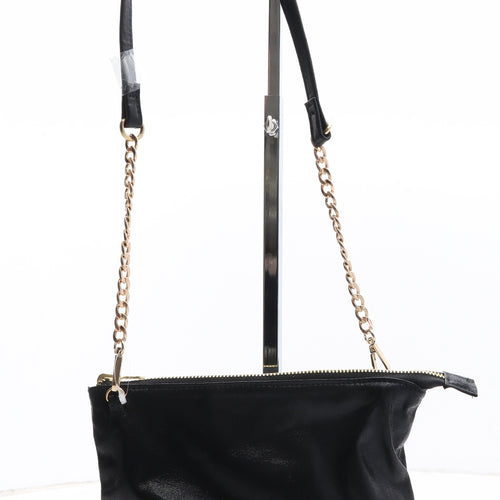 Preworn Womens Black Polyester Crossbody Size Mini
