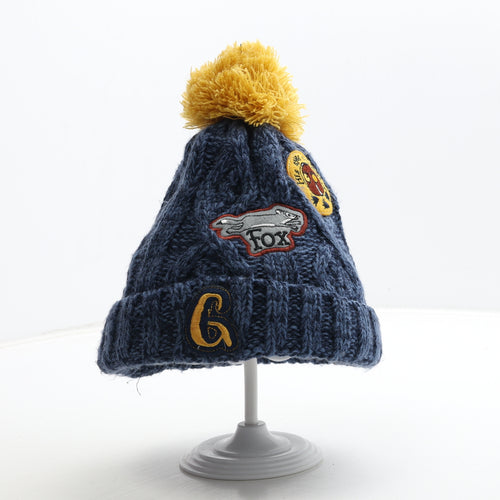 TU Boys Blue Acrylic Bobble Hat One Size - The Gruffalo