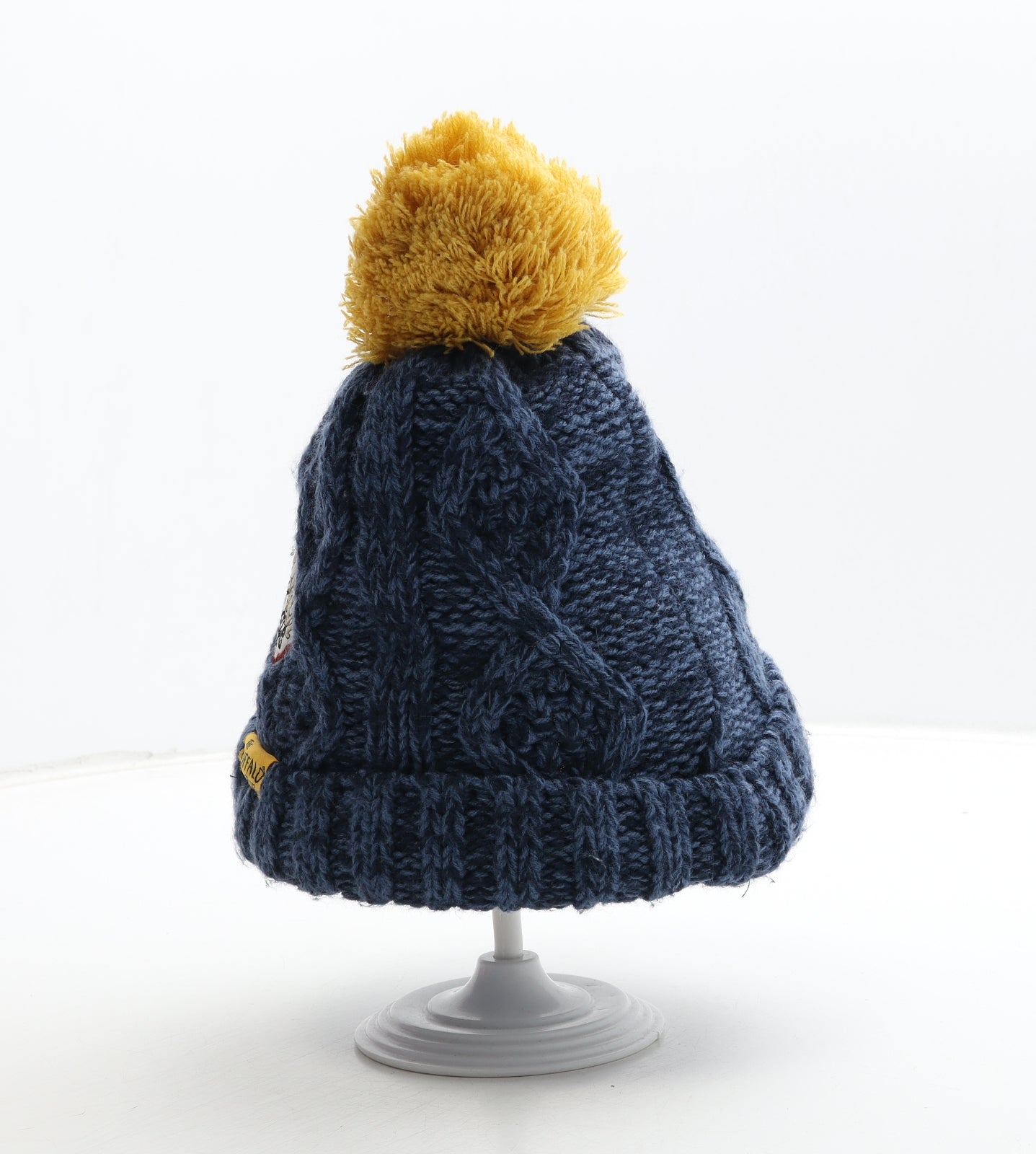TU Boys Blue Acrylic Bobble Hat One Size - The Gruffalo