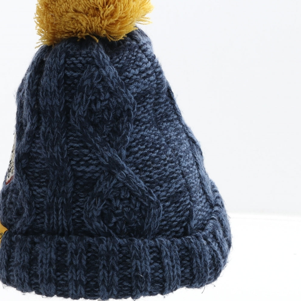 TU Boys Blue Acrylic Bobble Hat One Size - The Gruffalo