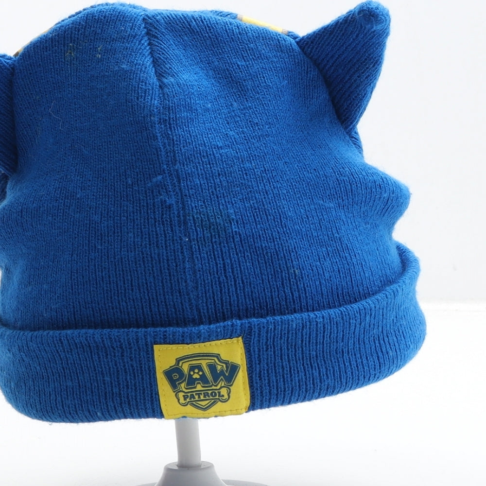 George Boys Blue Acrylic Beanie One Size - Paw Patrol