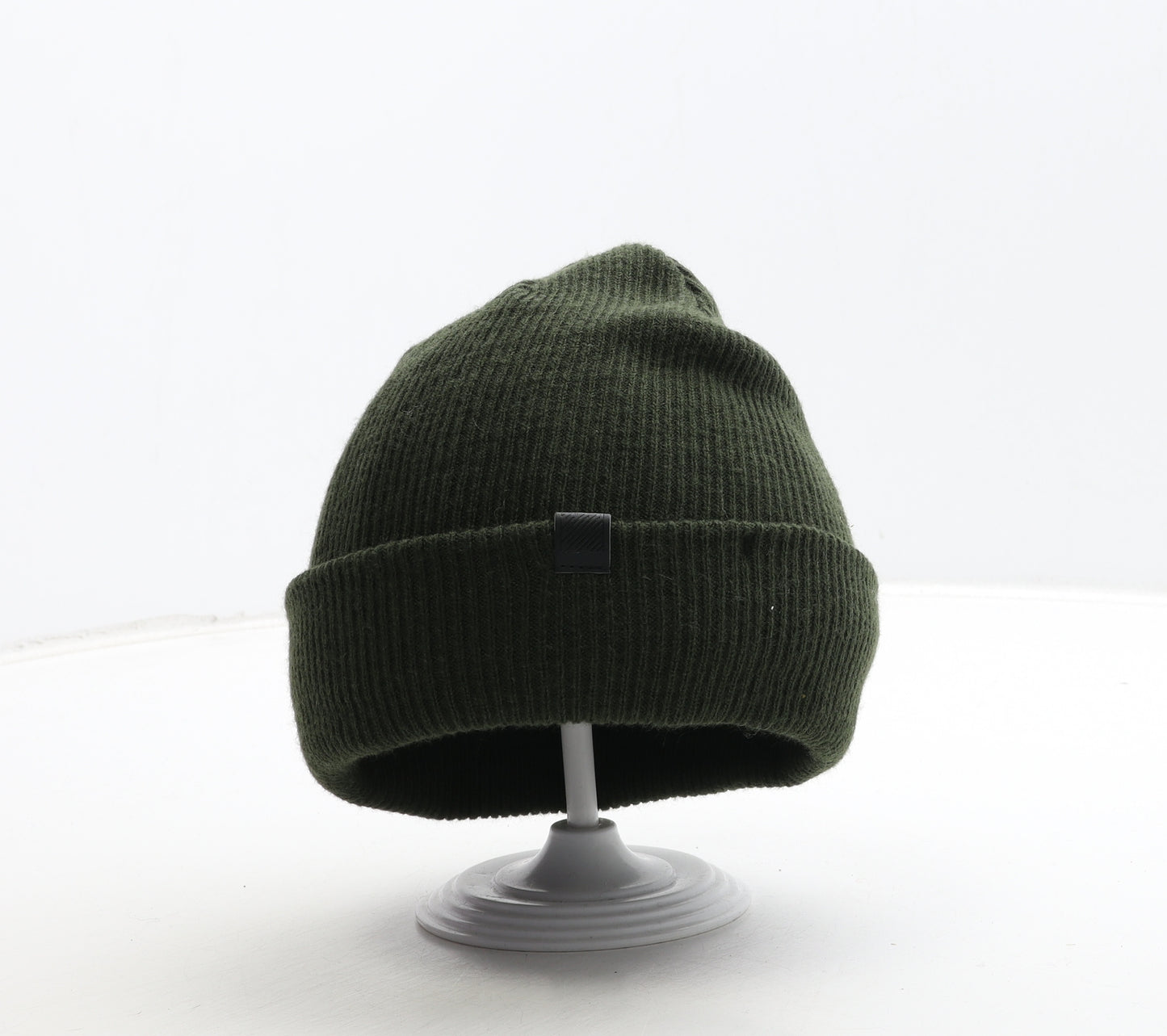 F&F Mens Green Acrylic Beanie One Size