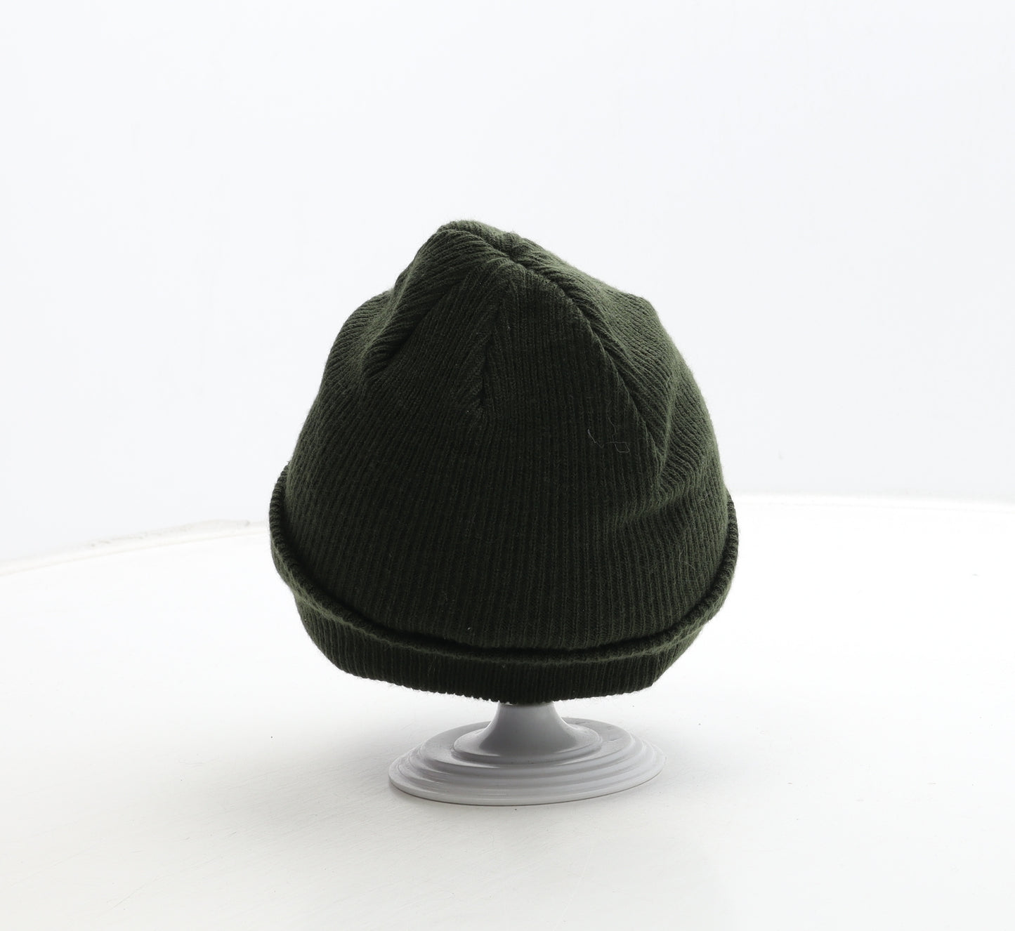 F&F Mens Green Acrylic Beanie One Size
