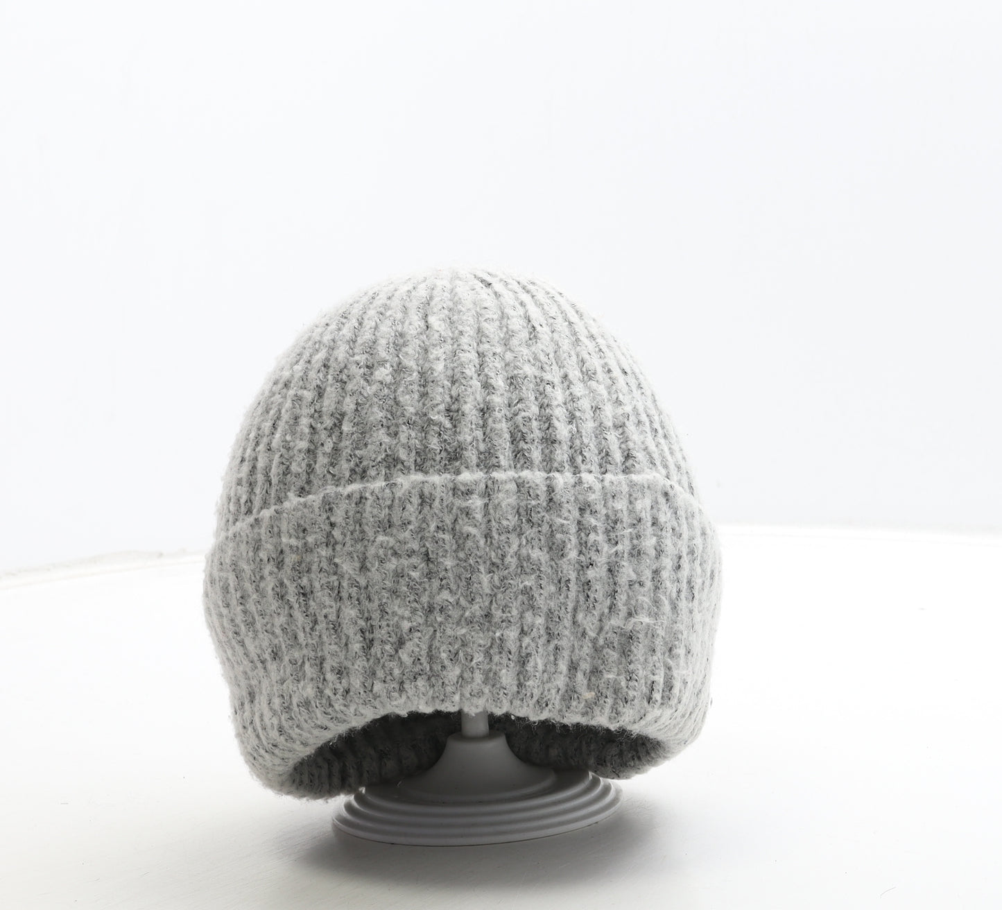 Marks and Spencer Womens Grey Acrylic Beanie One Size