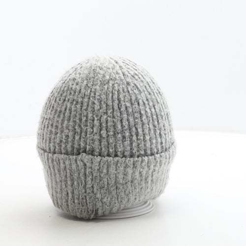 Marks and Spencer Womens Grey Acrylic Beanie One Size