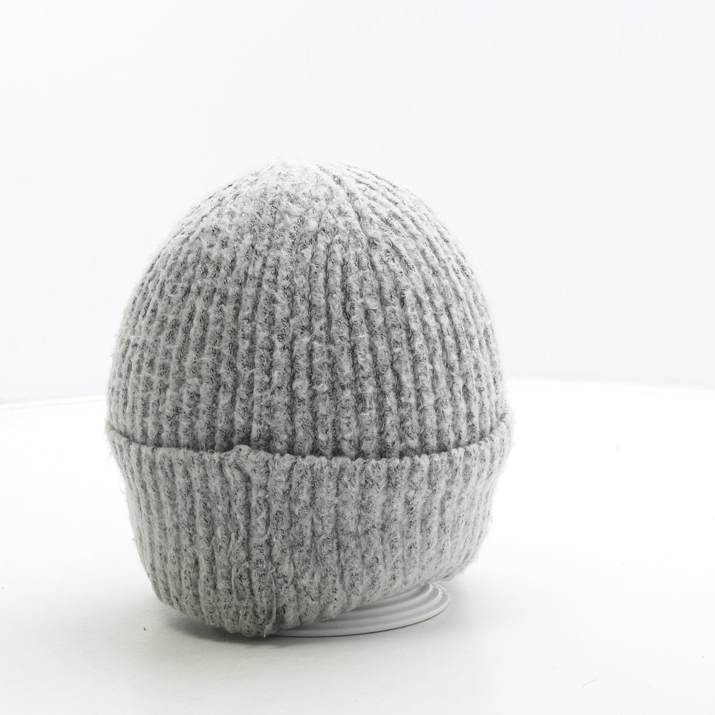 Marks and Spencer Womens Grey Acrylic Beanie One Size