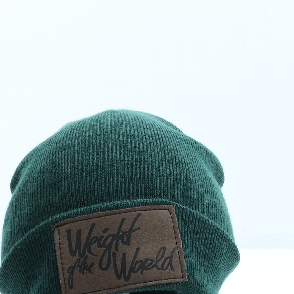 Beechfield Mens Green Acrylic Beanie One Size
