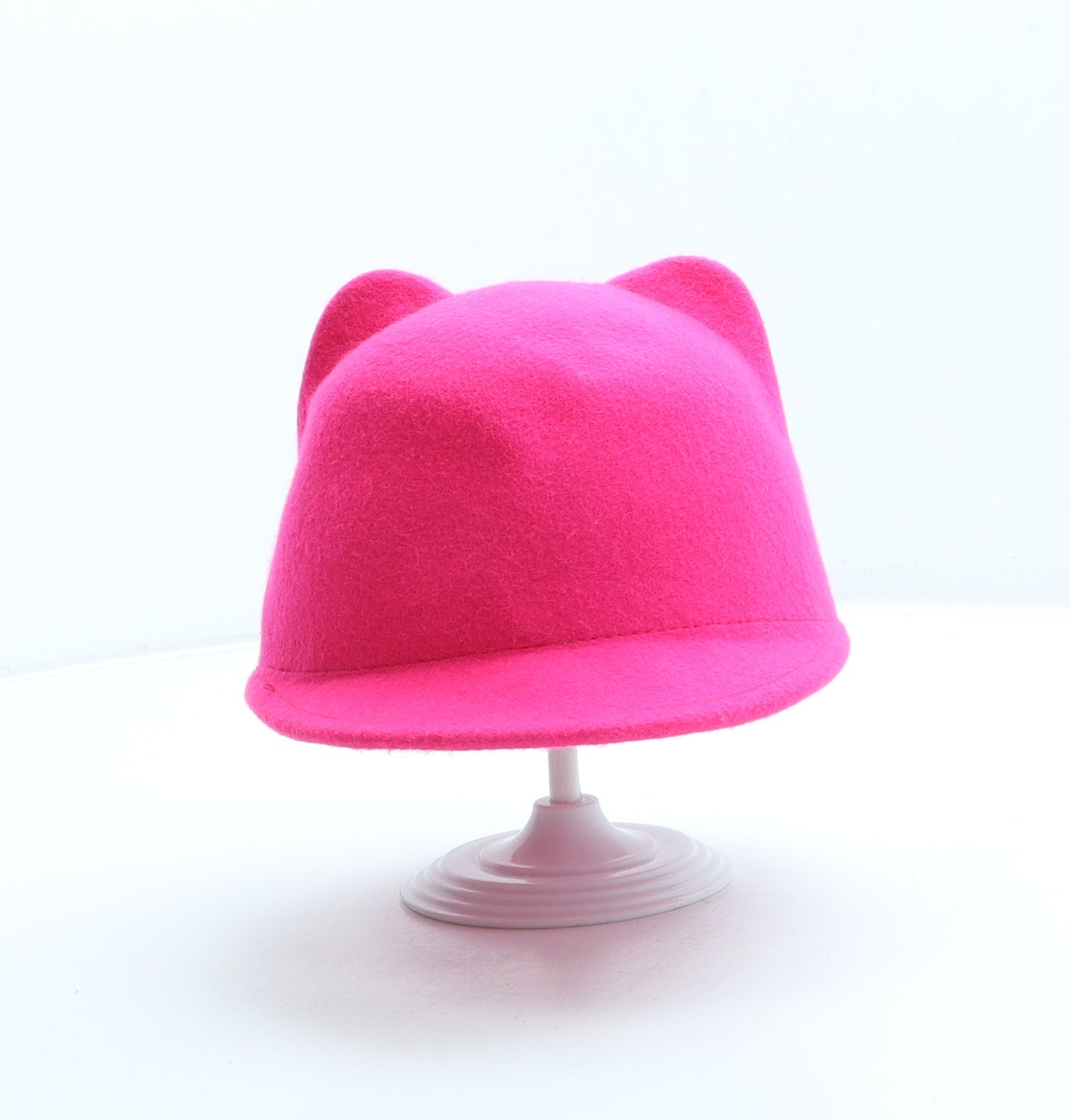 Marks and Spencer Girls Pink 100% Wool Cloche One Size