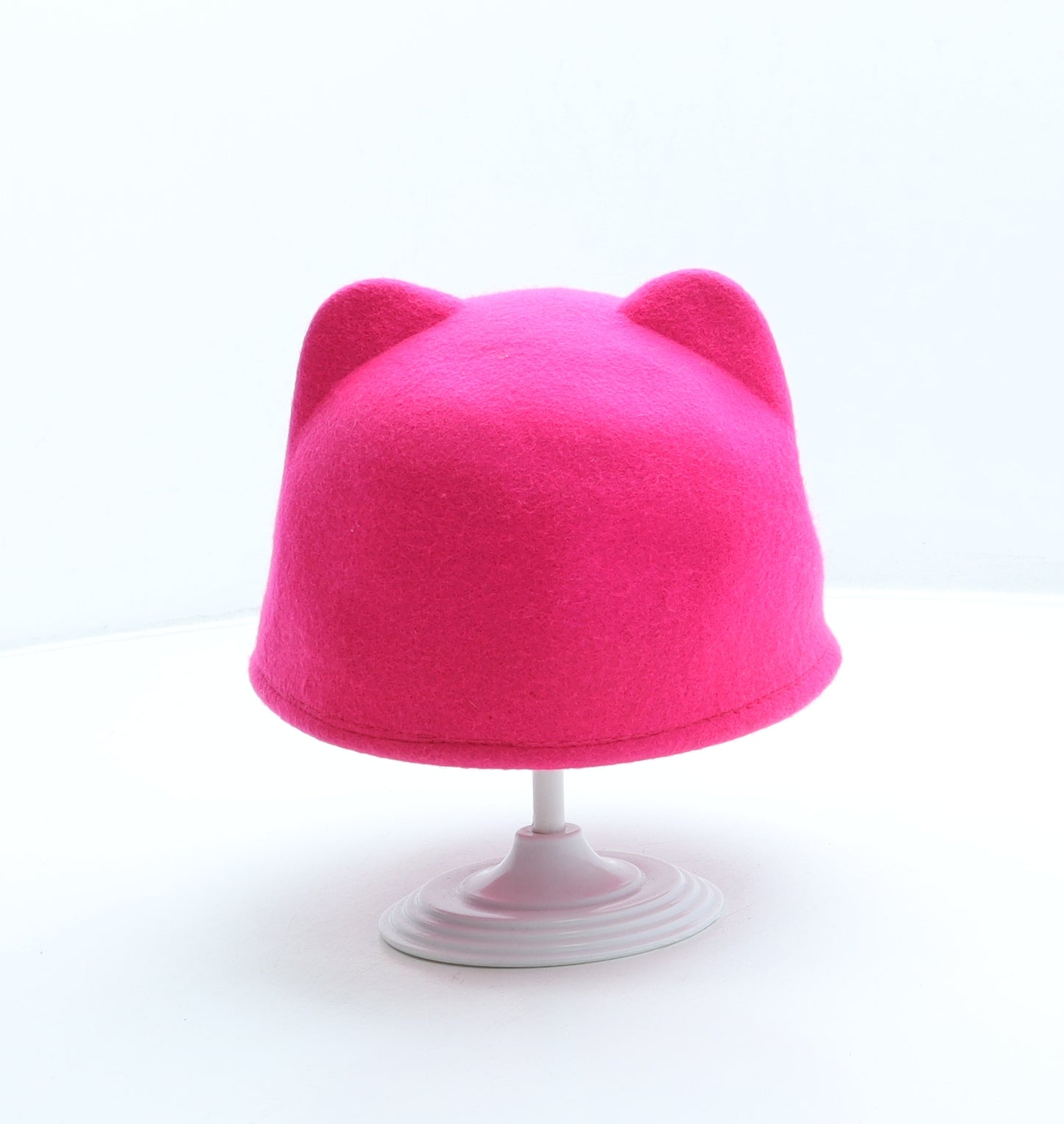 Marks and Spencer Girls Pink 100% Wool Cloche One Size