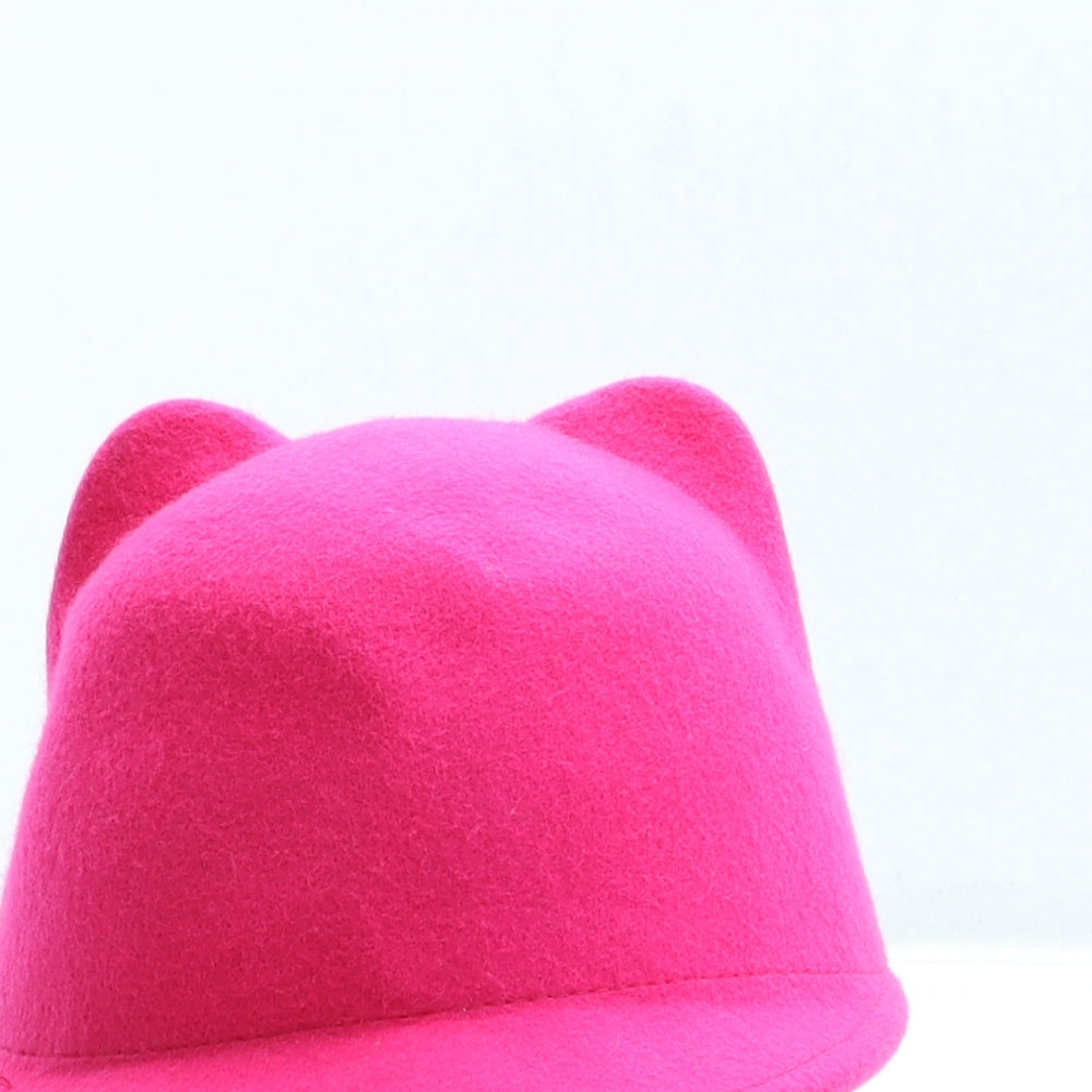 Marks and Spencer Girls Pink 100% Wool Cloche One Size