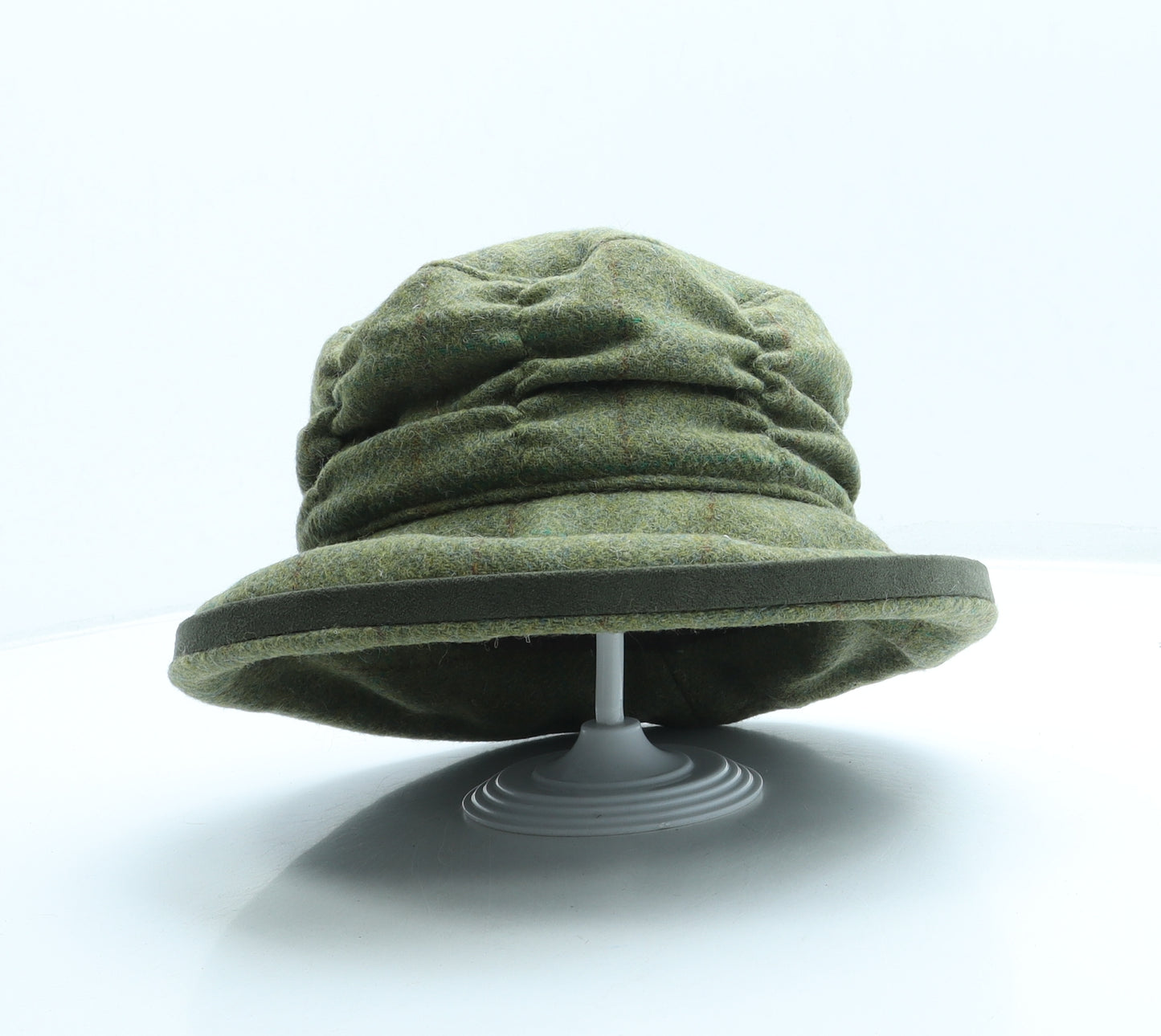 Anthony Graham Womens Green 100% Wool Cloche Size 7