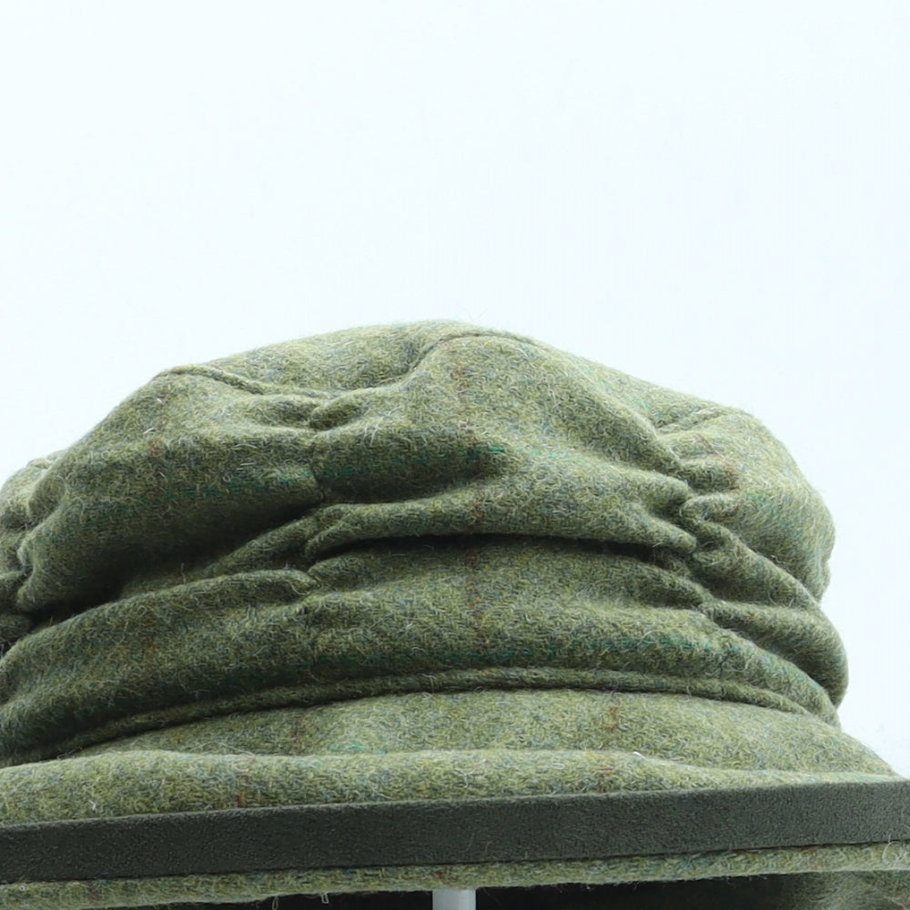 Anthony Graham Womens Green 100% Wool Cloche Size 7