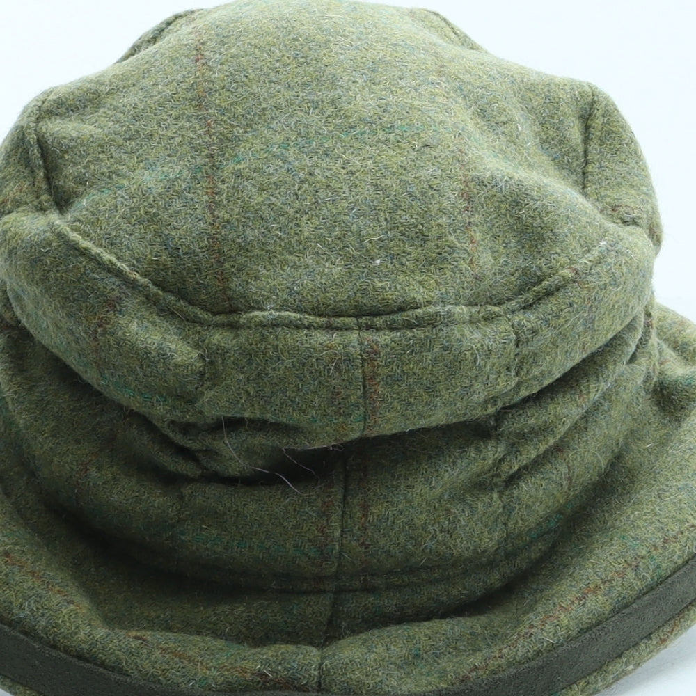 Anthony Graham Womens Green 100% Wool Cloche Size 7