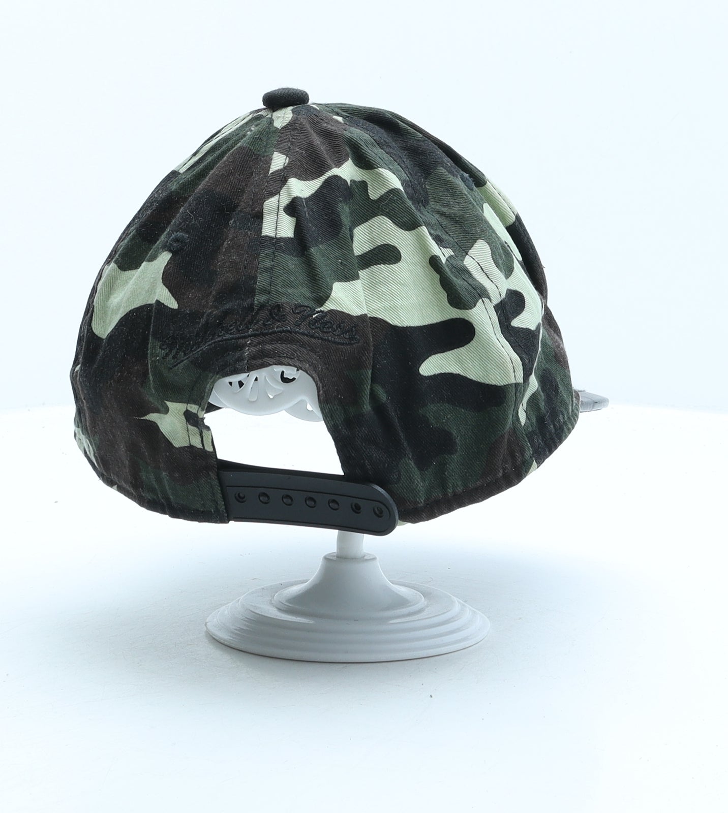 Mitchell & Ness Boys Green Camouflage Cotton Snapback Size Adjustable