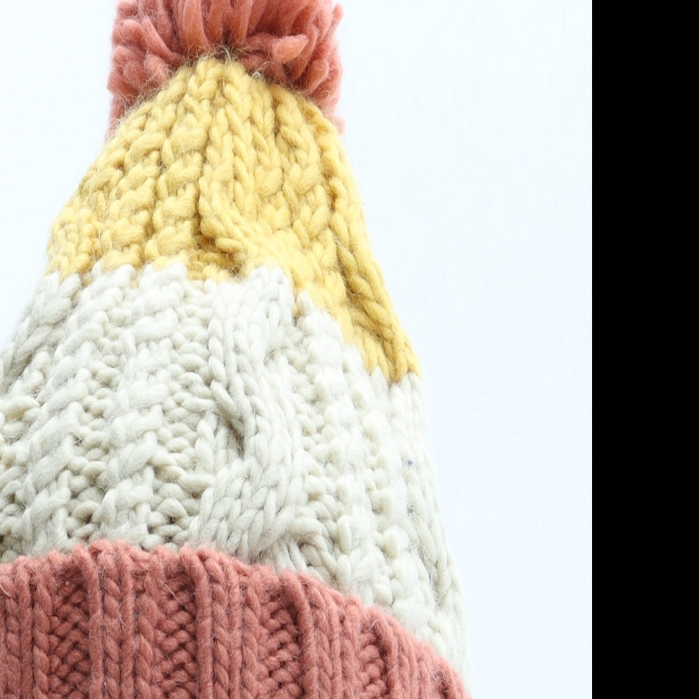 Billabong Mens Multicoloured Striped Acrylic Beanie One Size