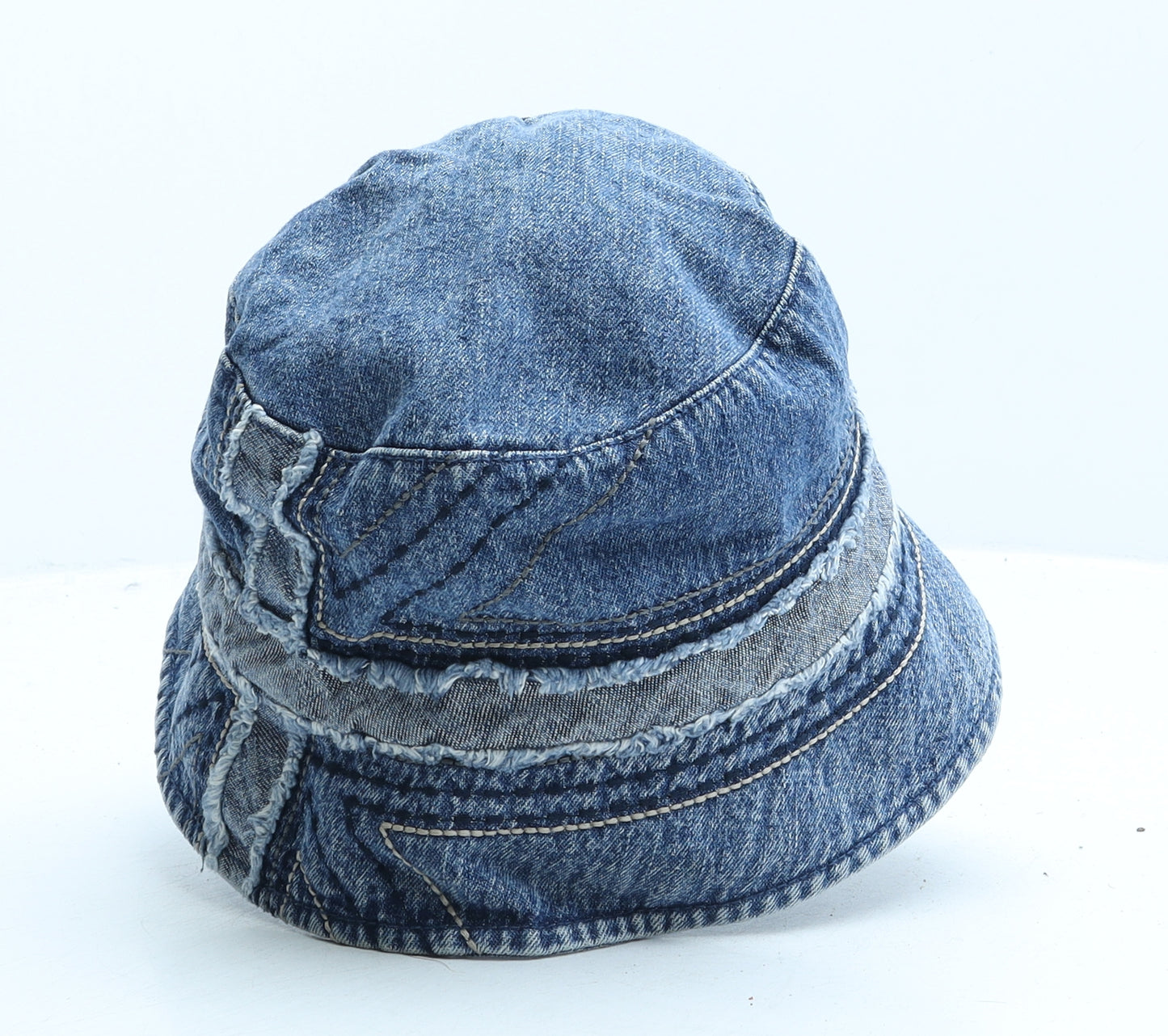 NEXT Girls Blue Cotton Bucket Hat One Size