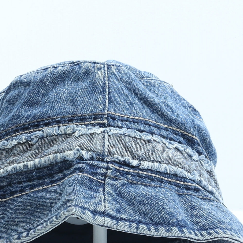 NEXT Girls Blue Cotton Bucket Hat One Size