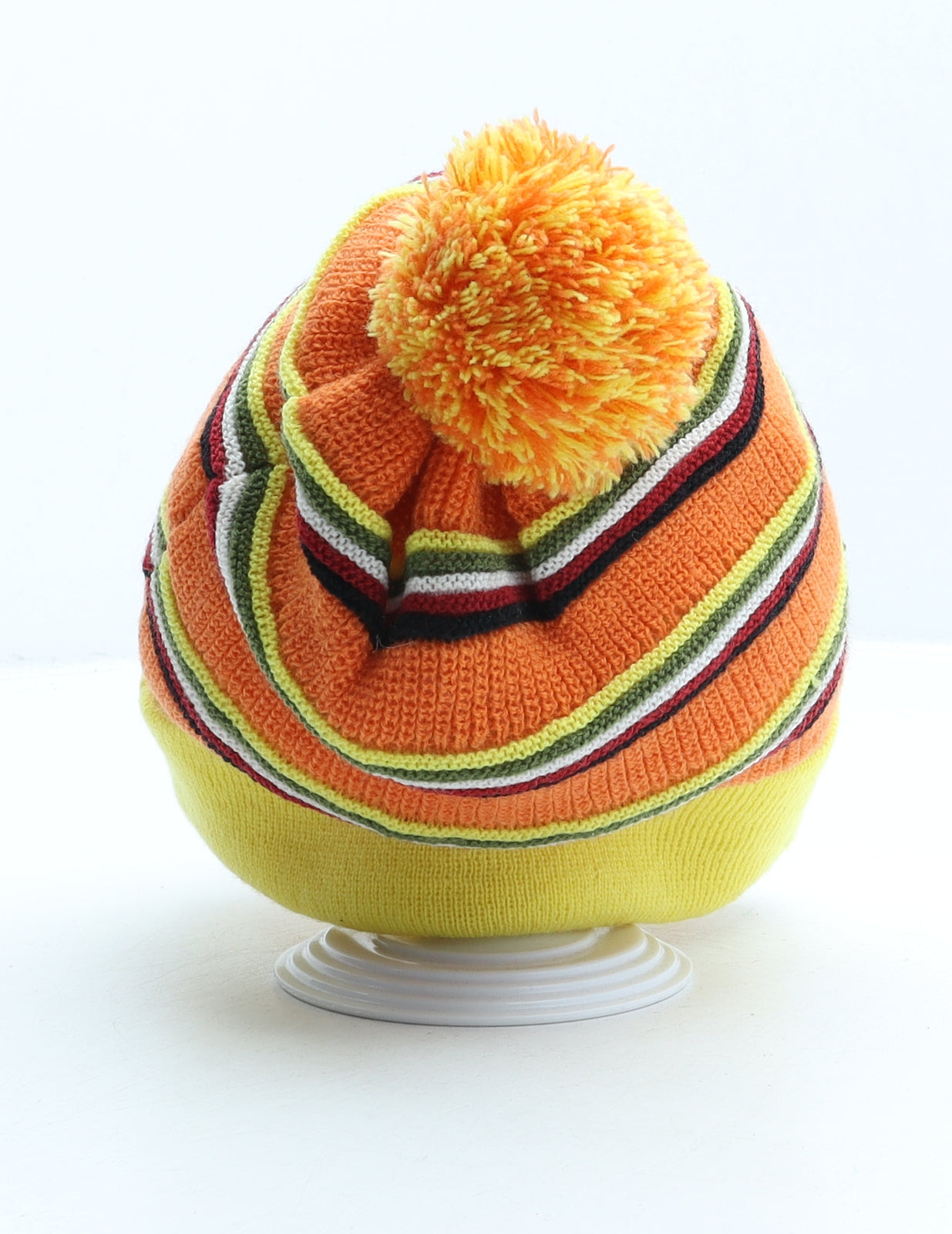 Volcom Mens Multicoloured Striped Acrylic Beanie One Size