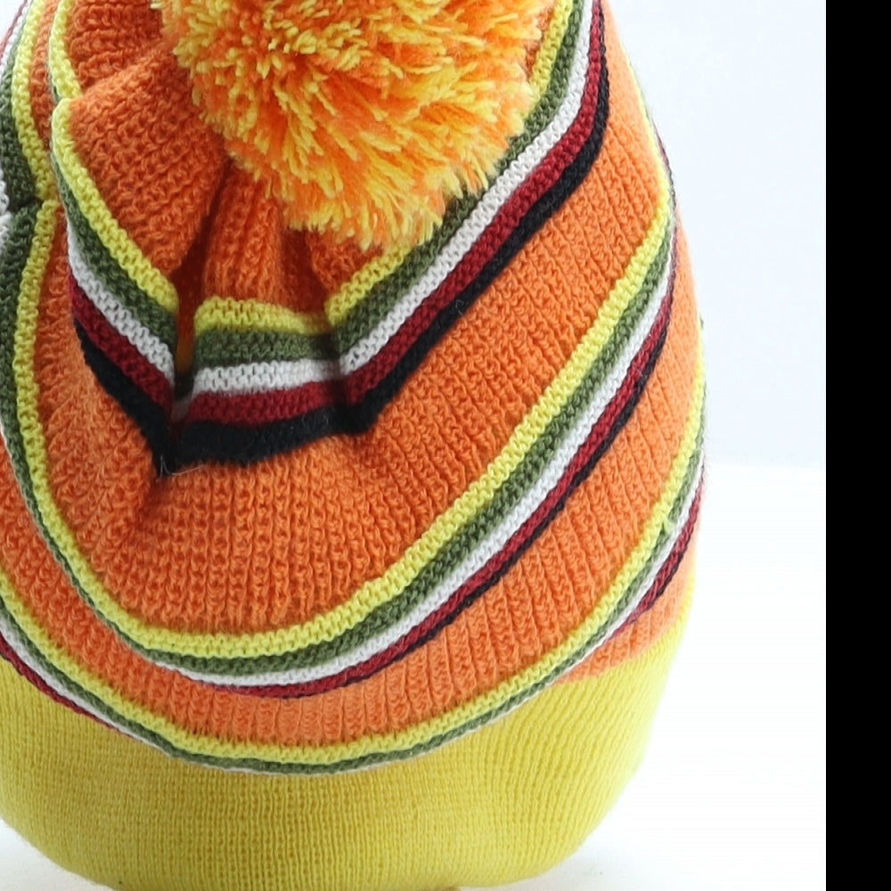 Volcom Mens Multicoloured Striped Acrylic Beanie One Size