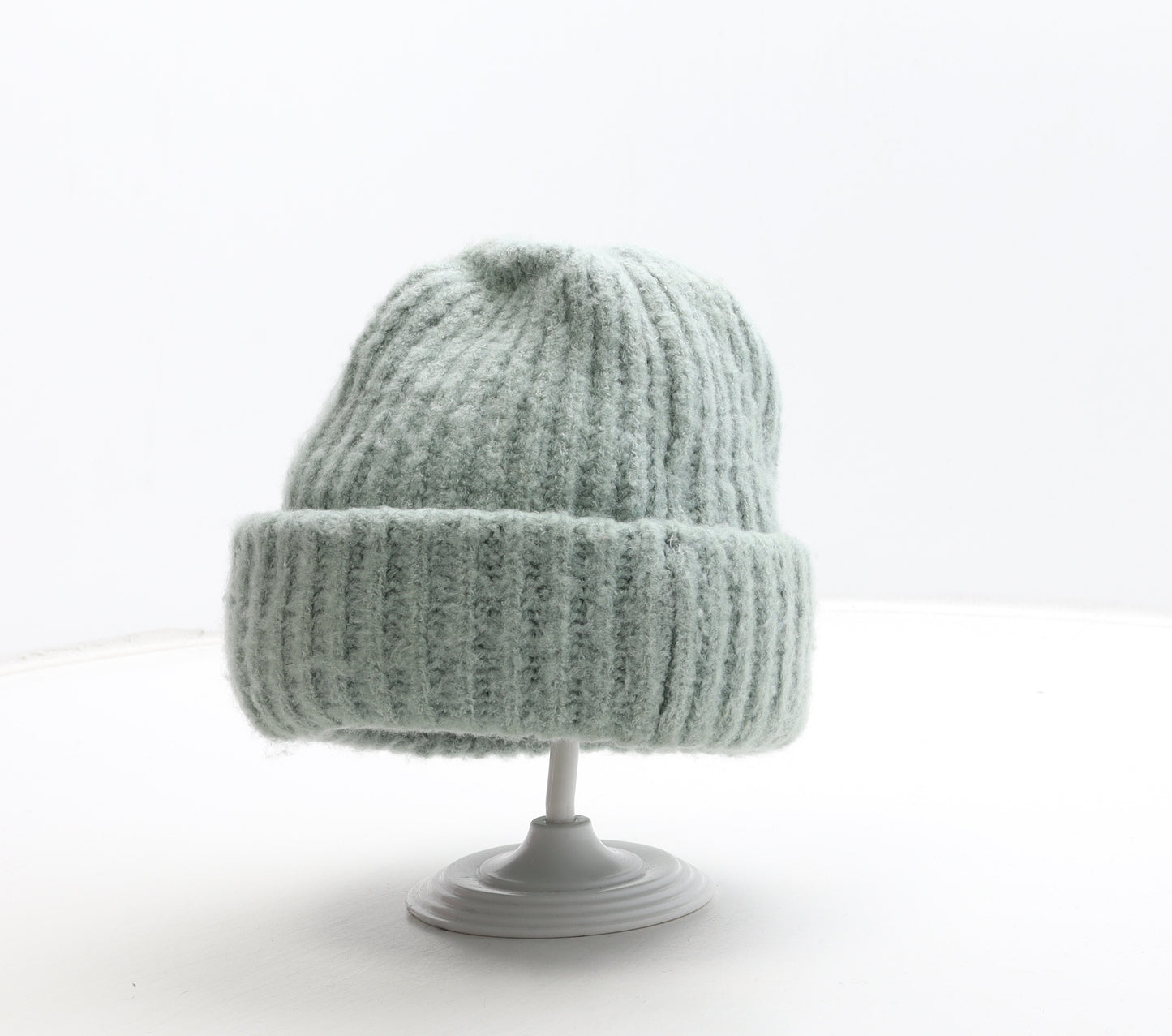 Peacocks Womens Green Acrylic Beanie One Size