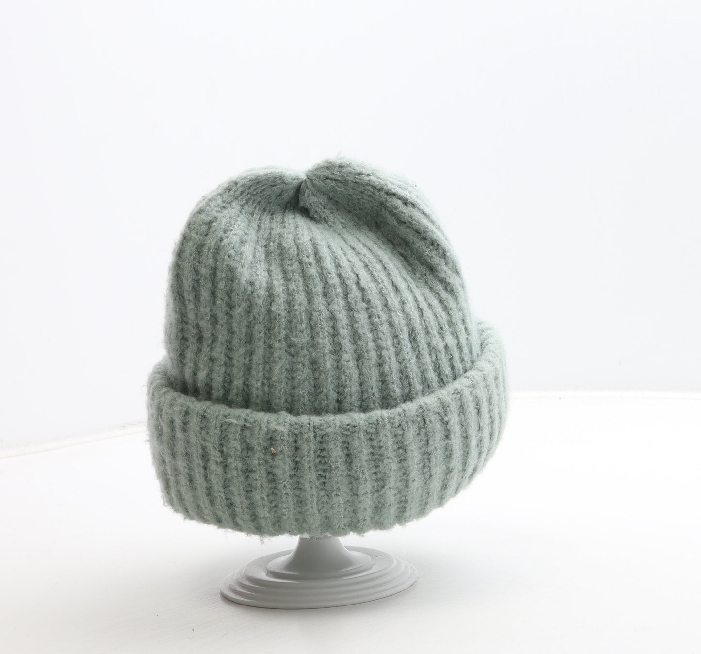 Peacocks Womens Green Acrylic Beanie One Size