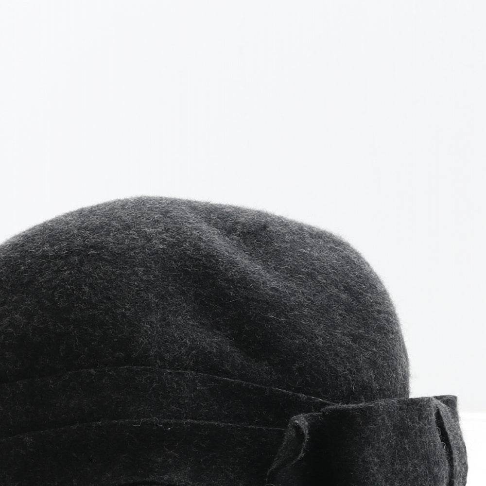 Accessorize Womens Black Wool Cloche One Size