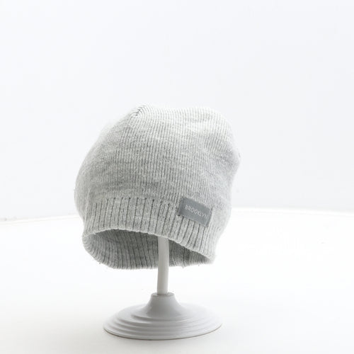 Primark Boys Grey Acrylic Beanie Size S - Brooklyn