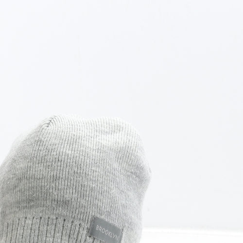 Primark Boys Grey Acrylic Beanie Size S - Brooklyn