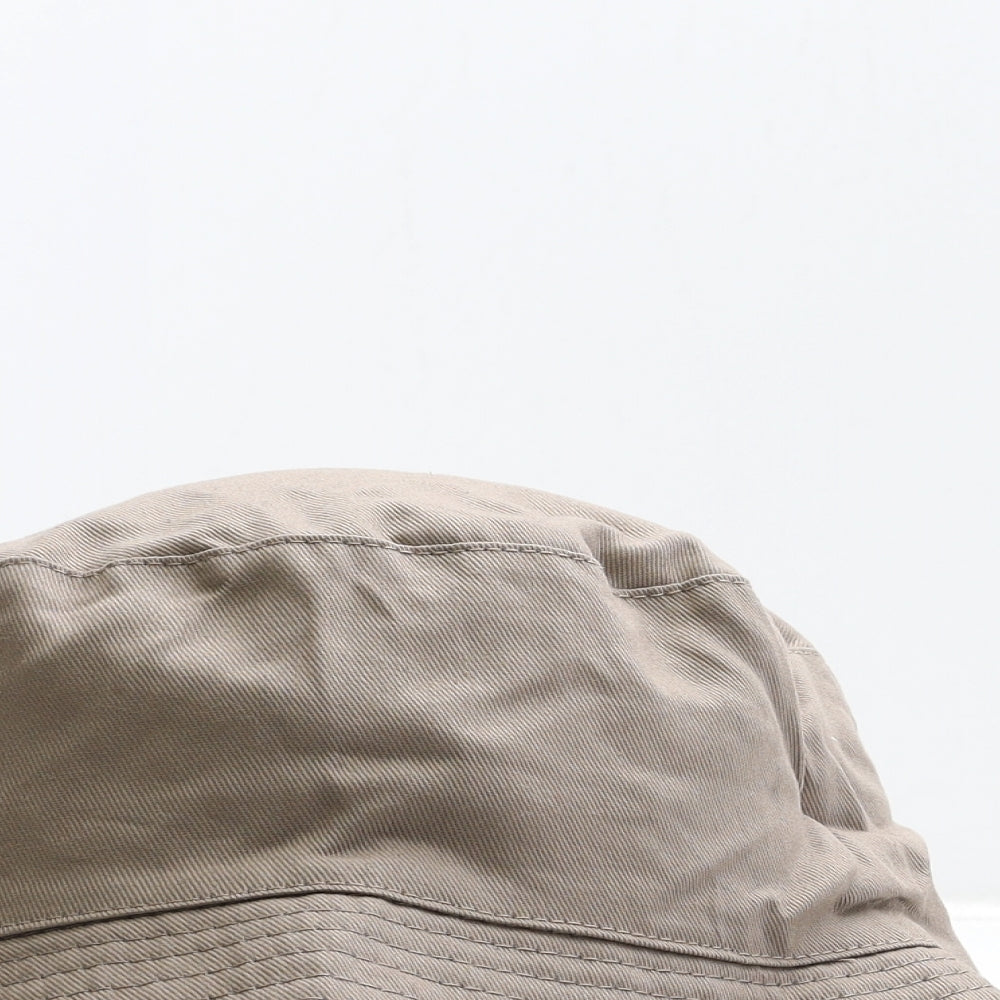 Cotton Traders Mens Beige Cotton Bucket Hat One Size