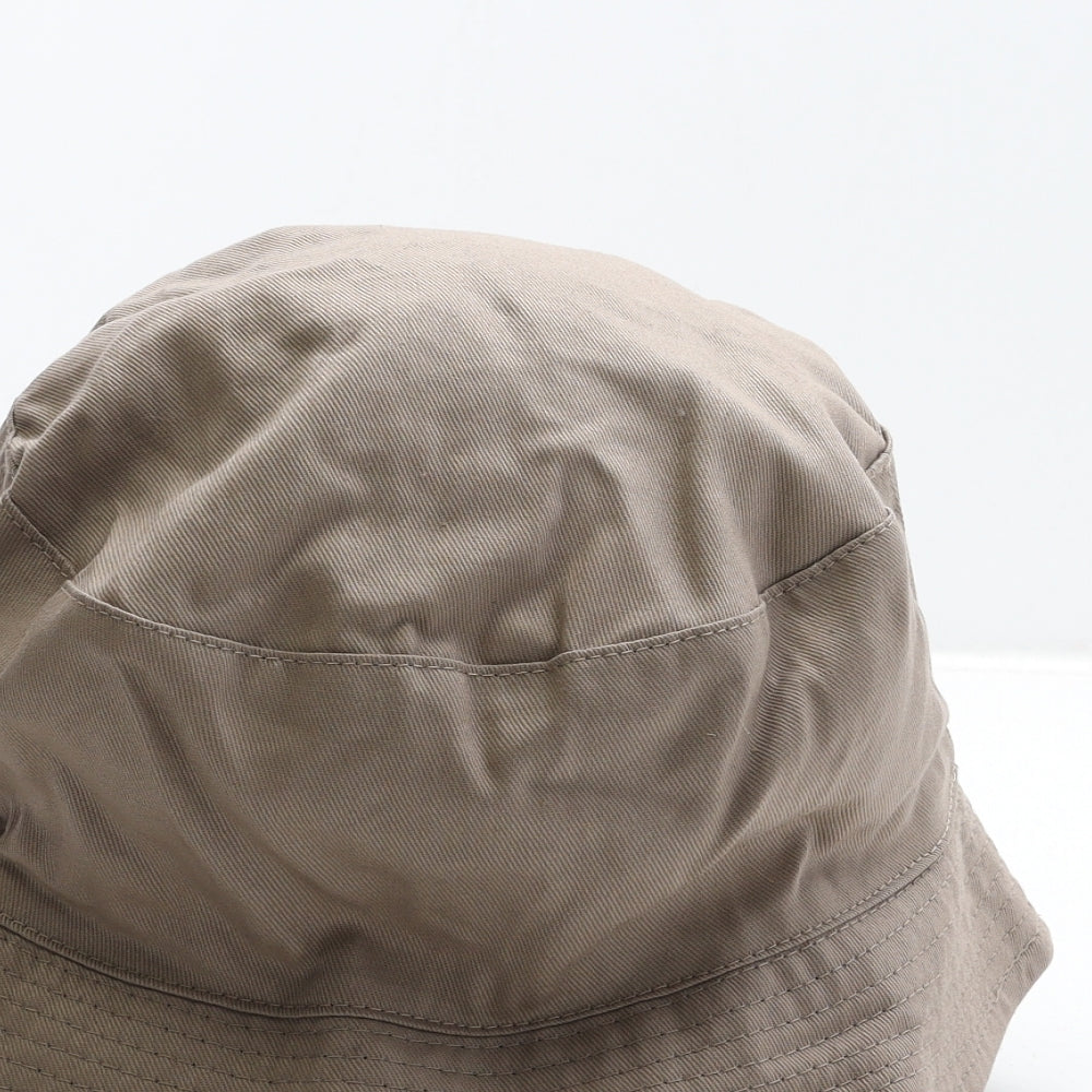 Cotton Traders Mens Beige Cotton Bucket Hat One Size