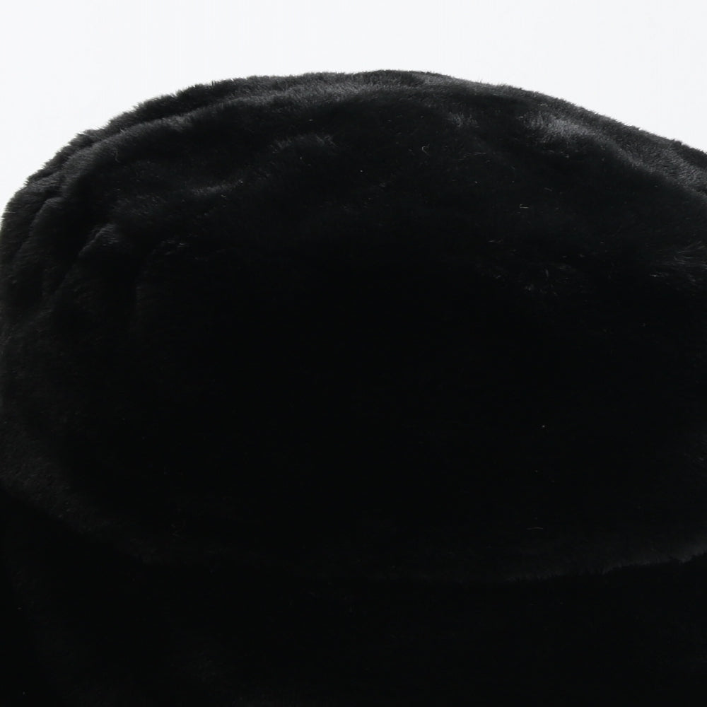 Pieces Womens Black Polyester Bucket Hat One Size