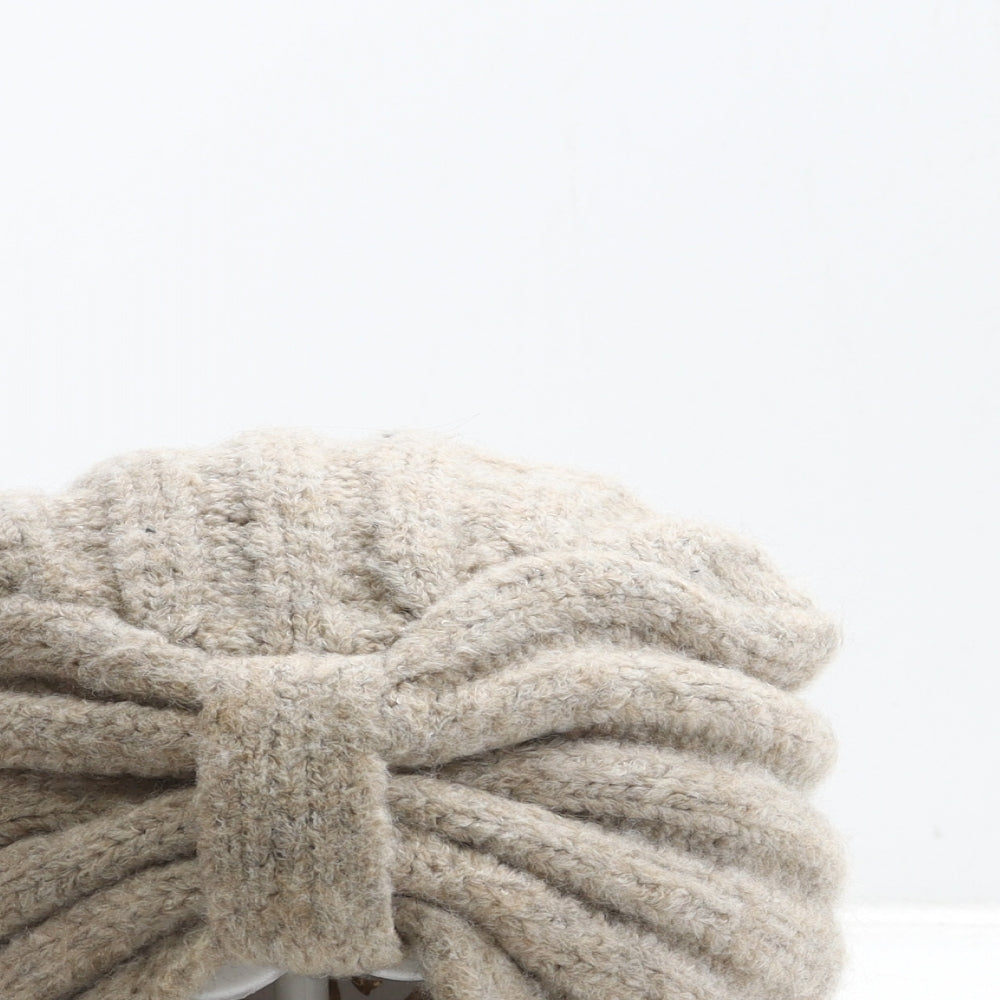 Primark Womens Beige Acrylic Turban One Size