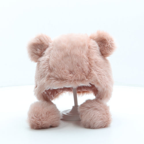 Angels Girls Pink Polyester Cossack Size S - Faux fur