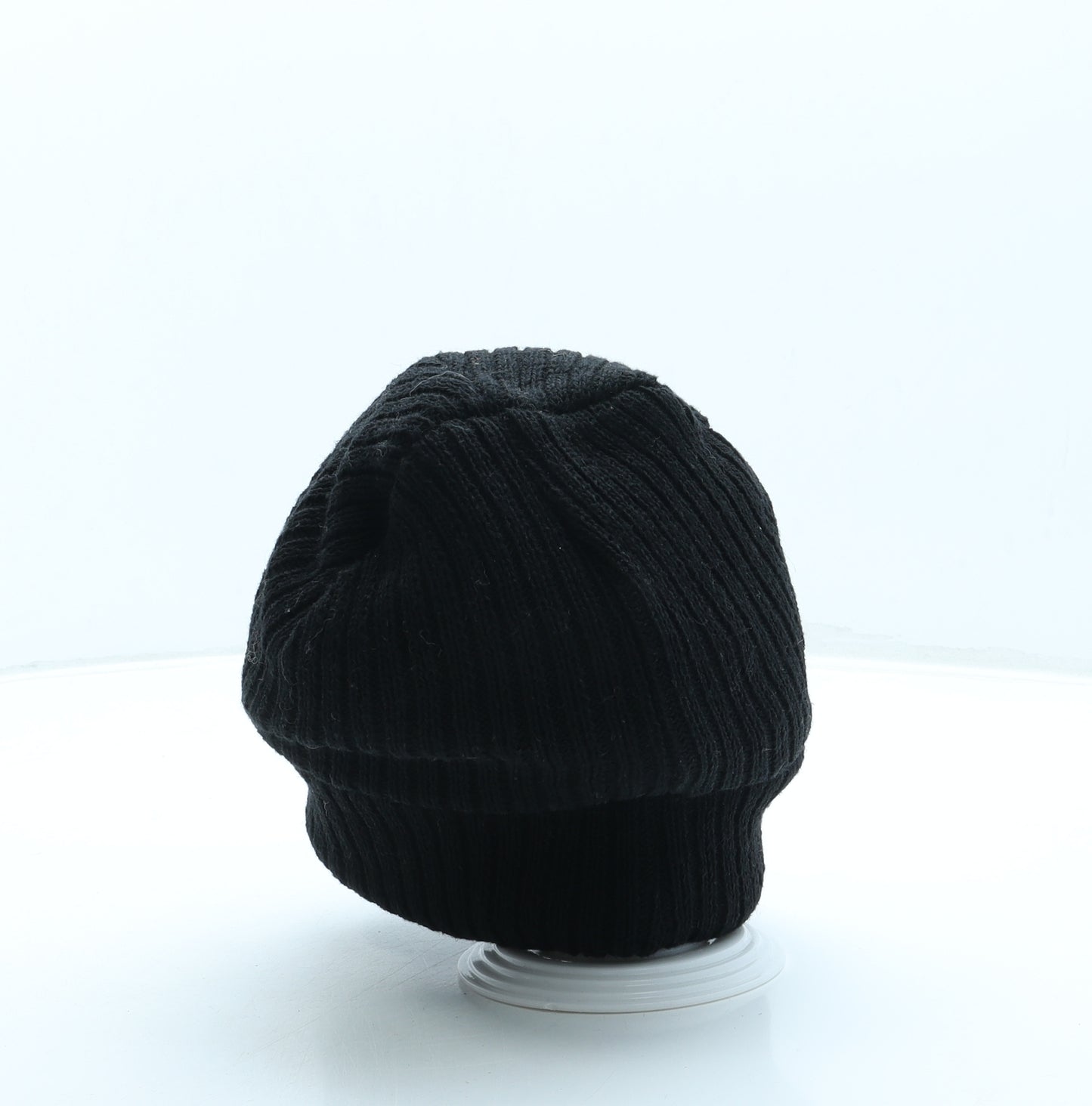 Ultimate Heat Mens Black Acrylic Beanie One Size