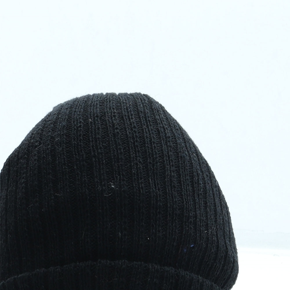 Ultimate Heat Mens Black Acrylic Beanie One Size