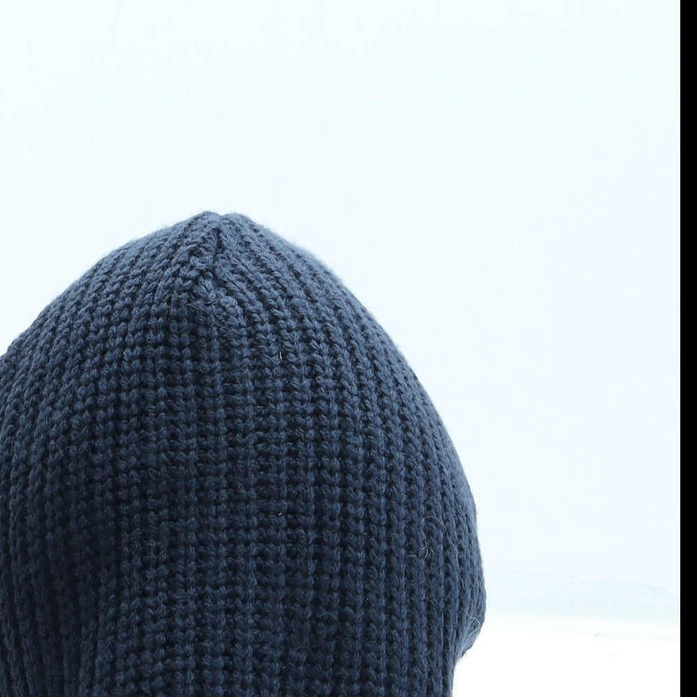 Bonprix Mens Blue Acrylic Beanie One Size