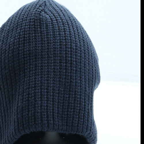 Bonprix Mens Blue Acrylic Beanie One Size