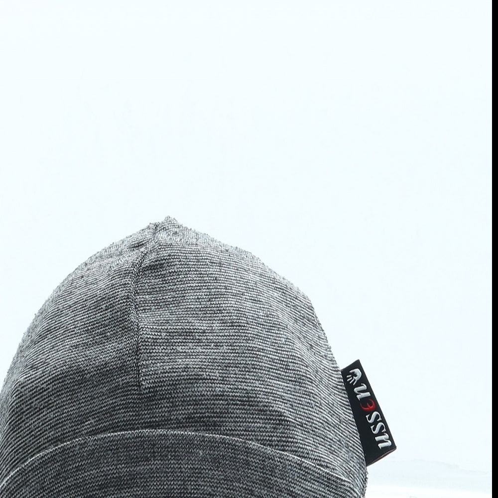 Ussen Boys Grey Polyester Beanie One Size