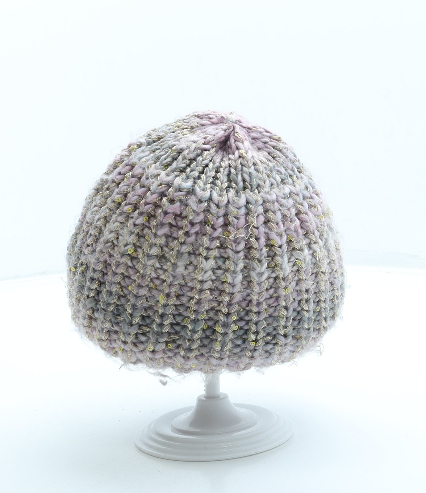 Primark Girls Pink Acrylic Beanie Size S