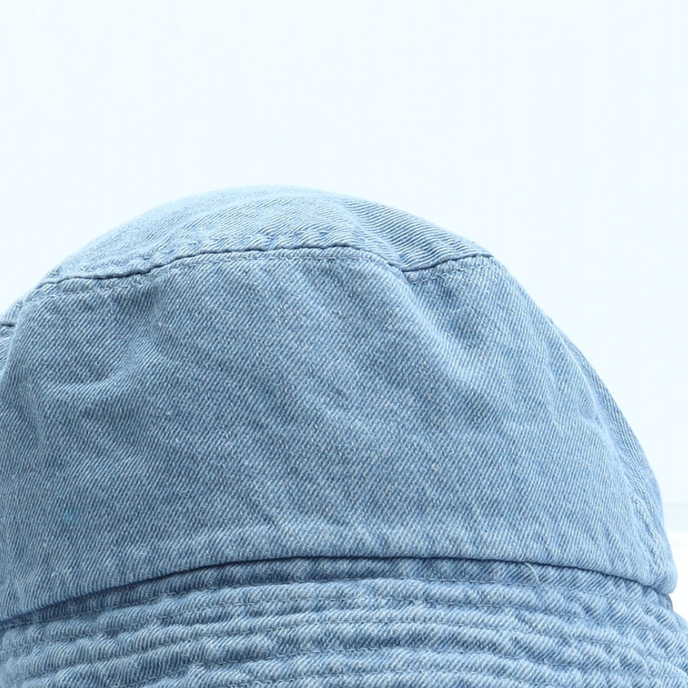 NEXT Womens Blue Cotton Bucket Hat Size S