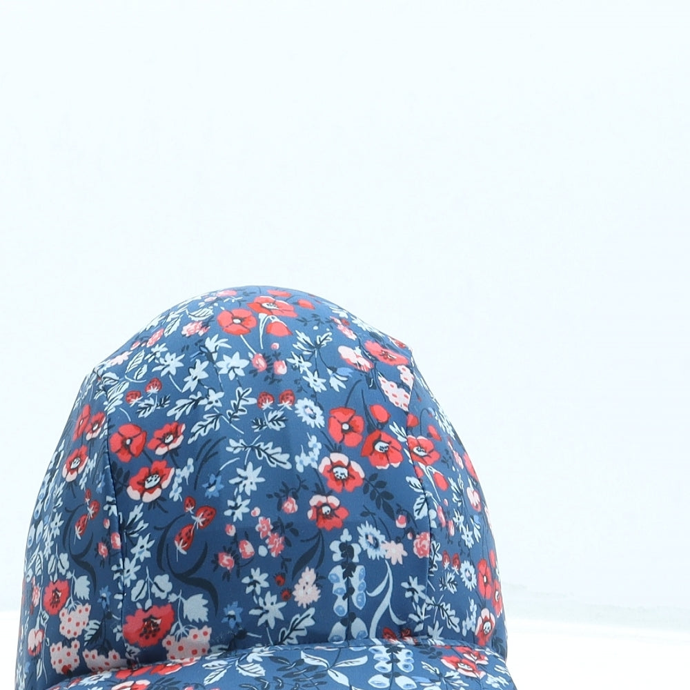 NEXT Girls Blue Floral Polyester Sun Hat One Size