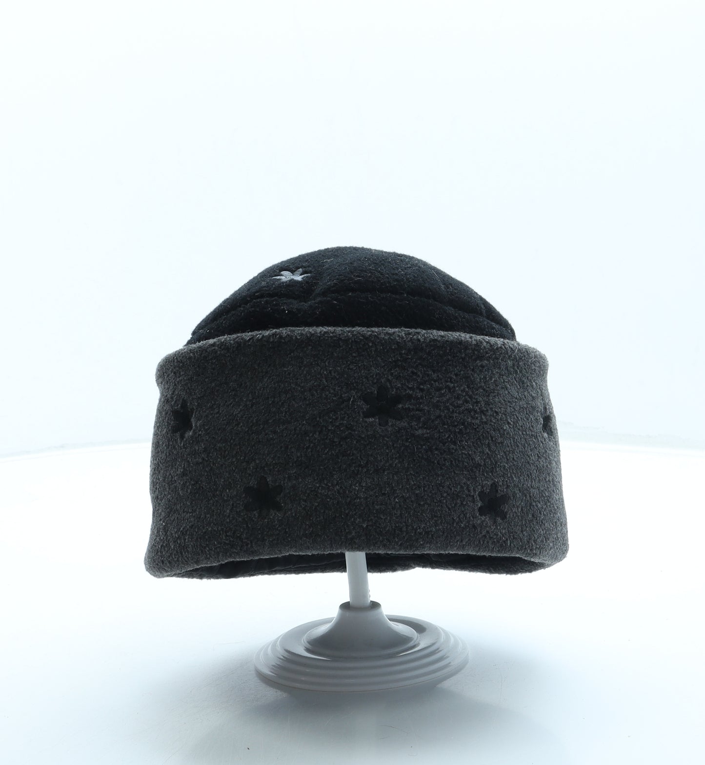 SheIn Womens Black Floral Polyester Cloche One Size