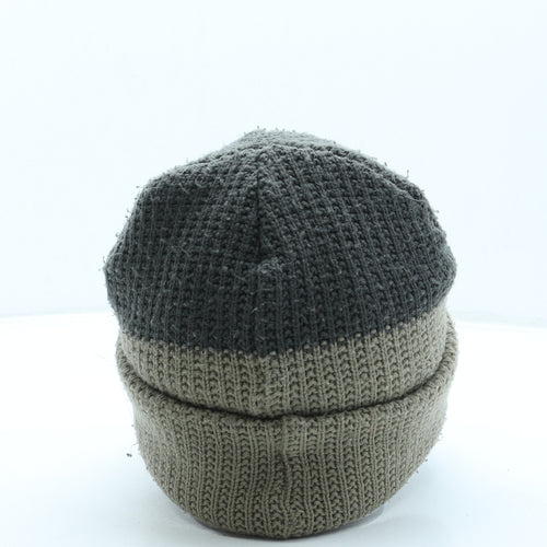 The North Face Mens Beige Acrylic Beanie One Size - Peak detail