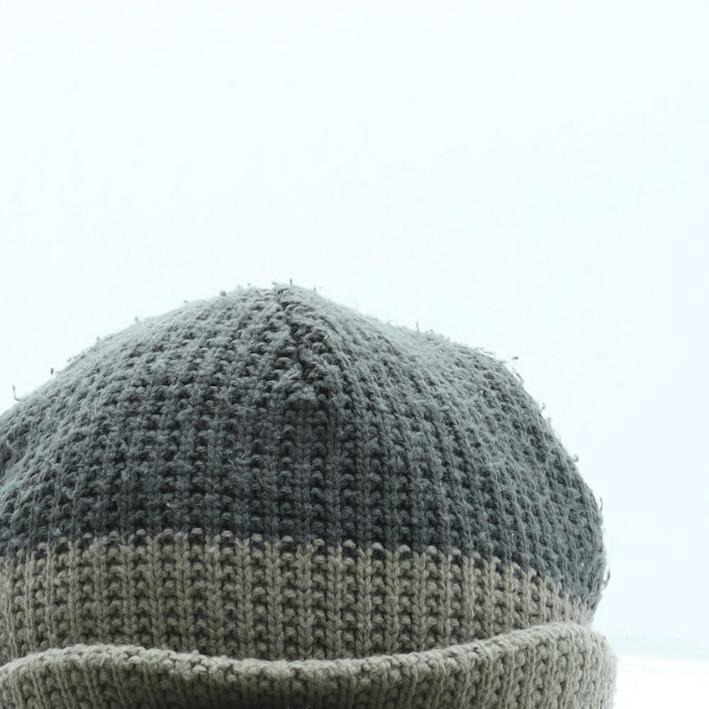 The North Face Mens Beige Acrylic Beanie One Size - Peak detail