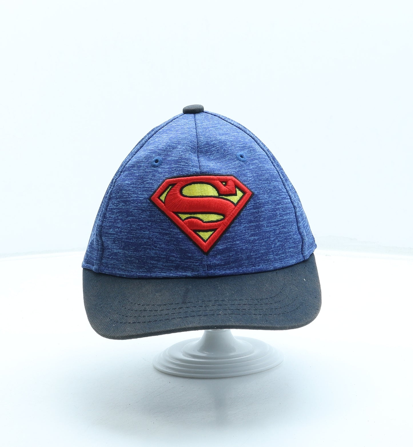 Superman Boys Blue Polyester Baseball Cap One Size - Superman