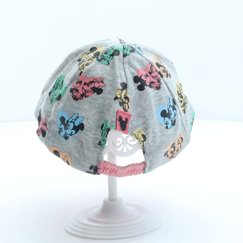 George Girls Grey Geometric Polyester Baseball Cap One Size - Mickey Mouse