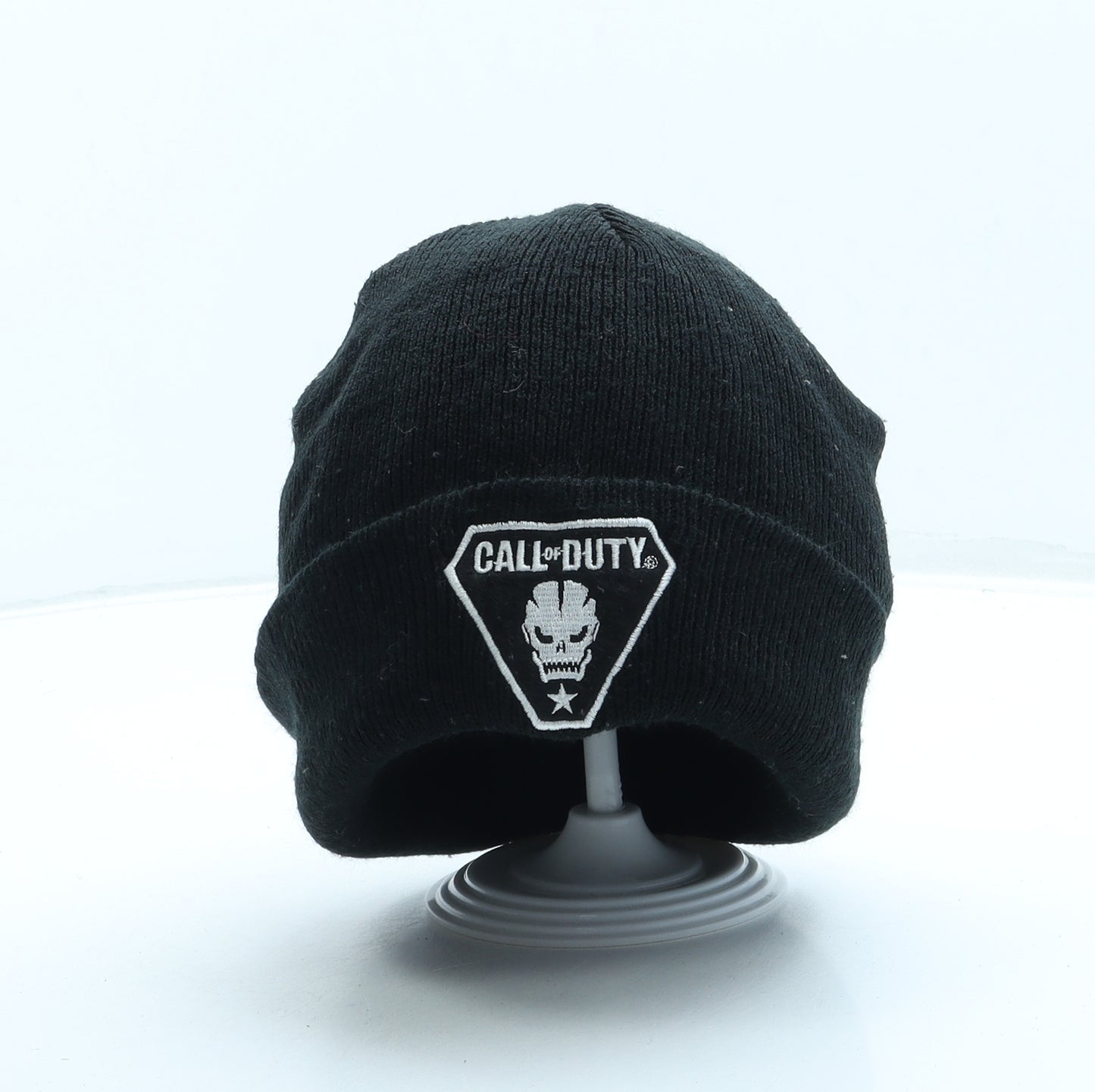 Primark Boys Black Acrylic Beanie One Size - Call of Duty