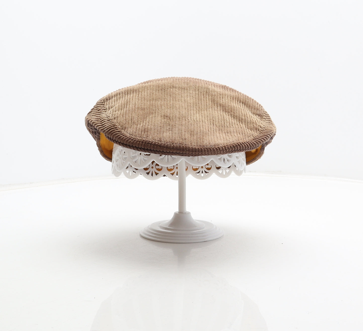 Weston Mens Brown Cotton Flat Cap One Size