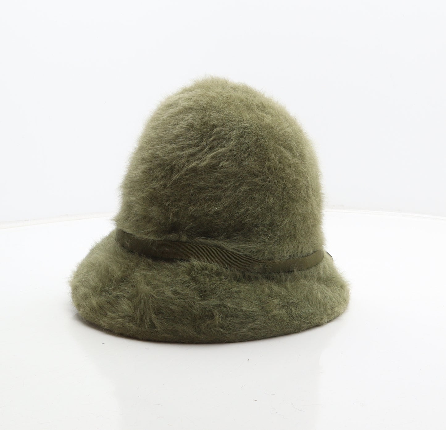 Kangol Womens Green Wool Cloche One Size